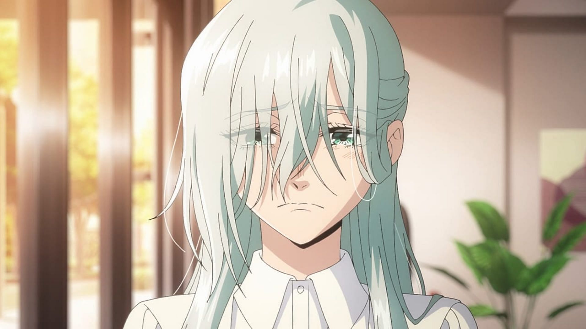 Subaru is on the verge of crying (Image via CloverWorks)